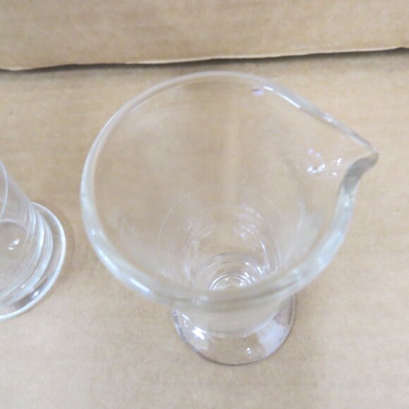 Lot of 3 Industrial Lab Glass Measuring Beakers 500/300/100 mL USA 20th Cent - Picture 8 of 8